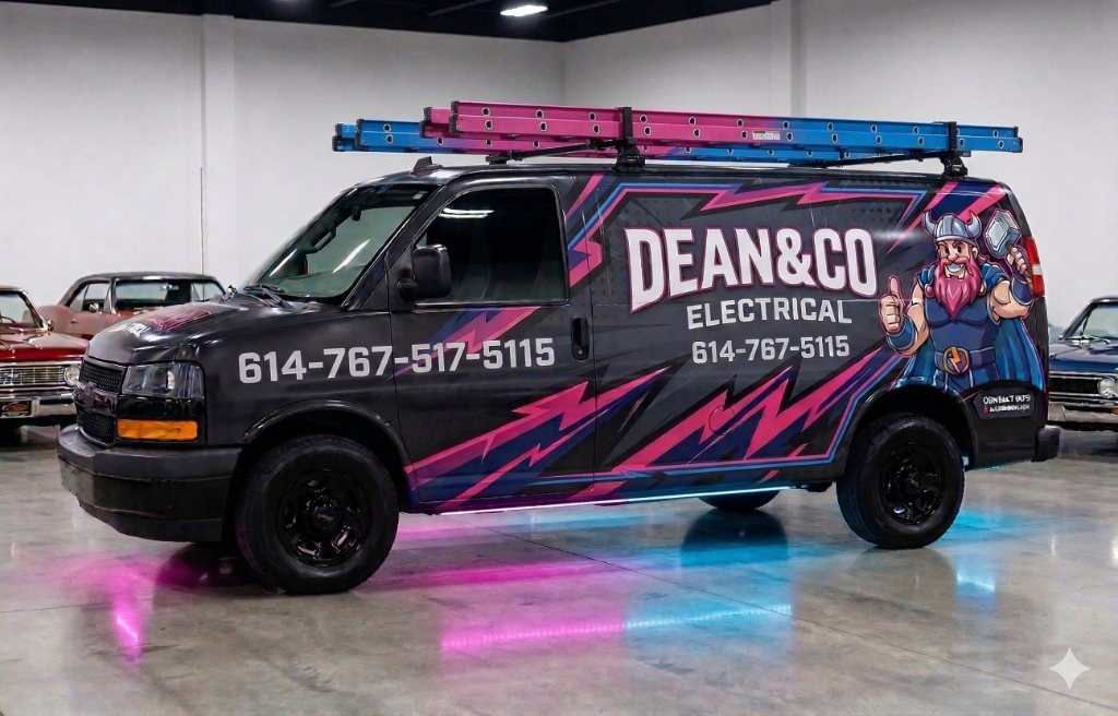 Dean & Co. Pink Van Wrap